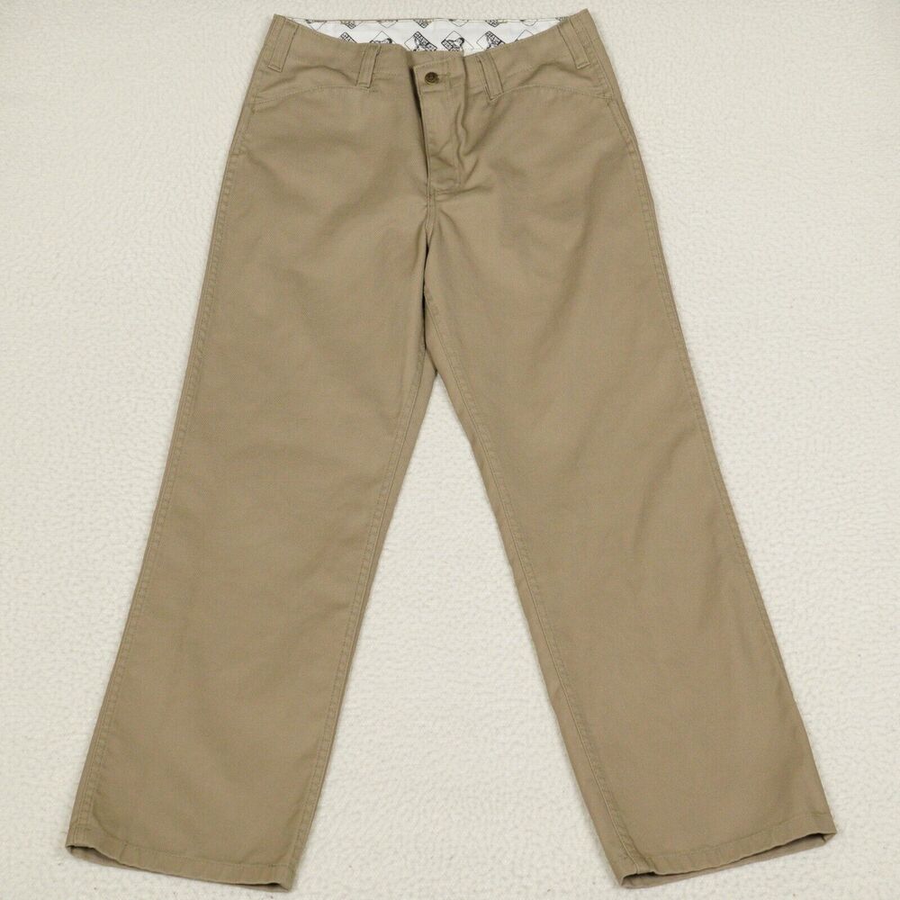 Ben Davis Original Ben's Pants Mens 34 Khaki 31" Inseam Twill Baggy Skate Y2K